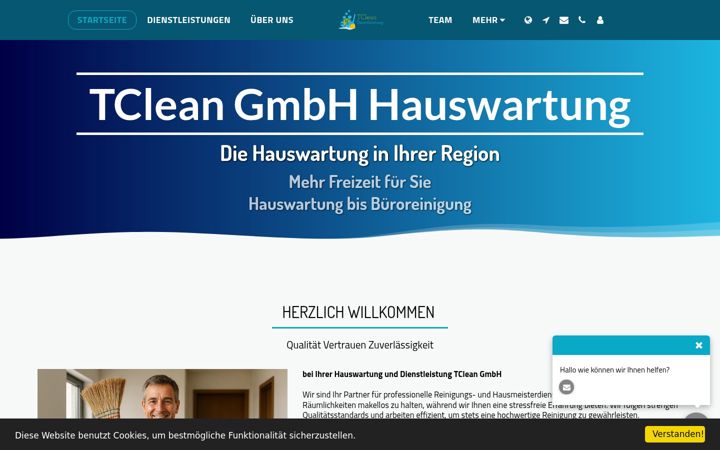 Screenshot of hauswartung-plus.ch