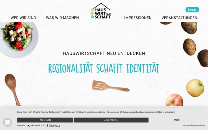 Screenshot of hauswirtschaft4punkt0.de