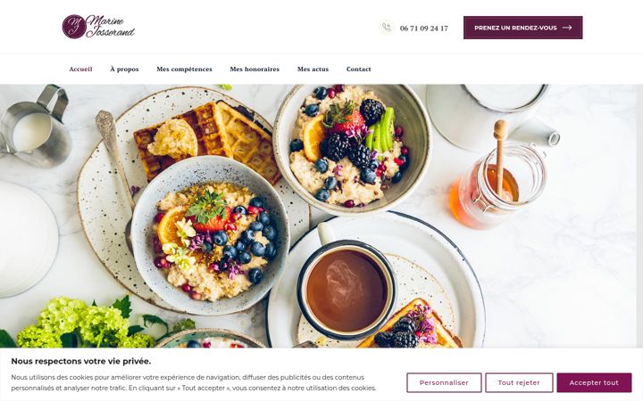 Screenshot of haut-jura-dietetique.com
