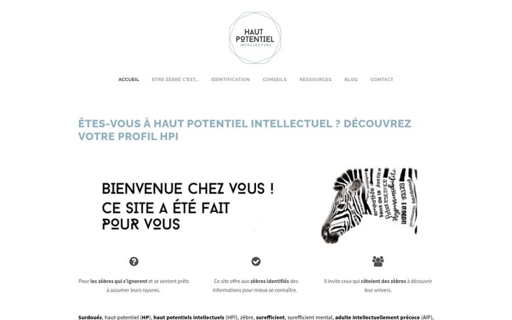 Screenshot of haut-potentiel-intellectuel.ch