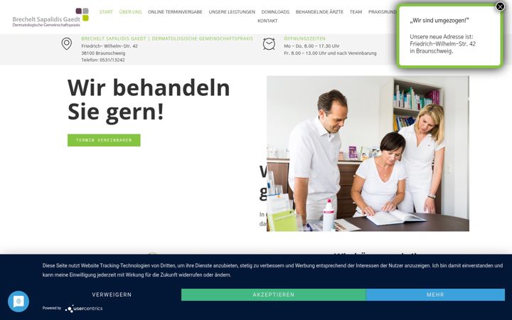 Screenshot von hautaerzte-in-braunschweig.de
