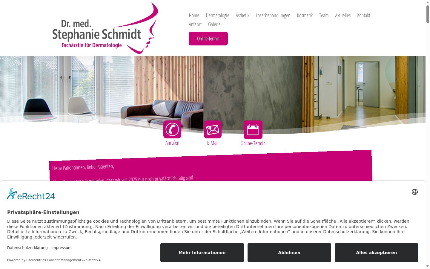 Screenshot tal-banner tal-kunsens muri qabel kwalunkwe interazzjoni
