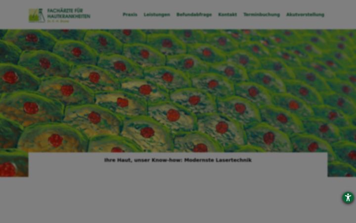 Screenshot of hautaerzte-ruhrgebiet.de