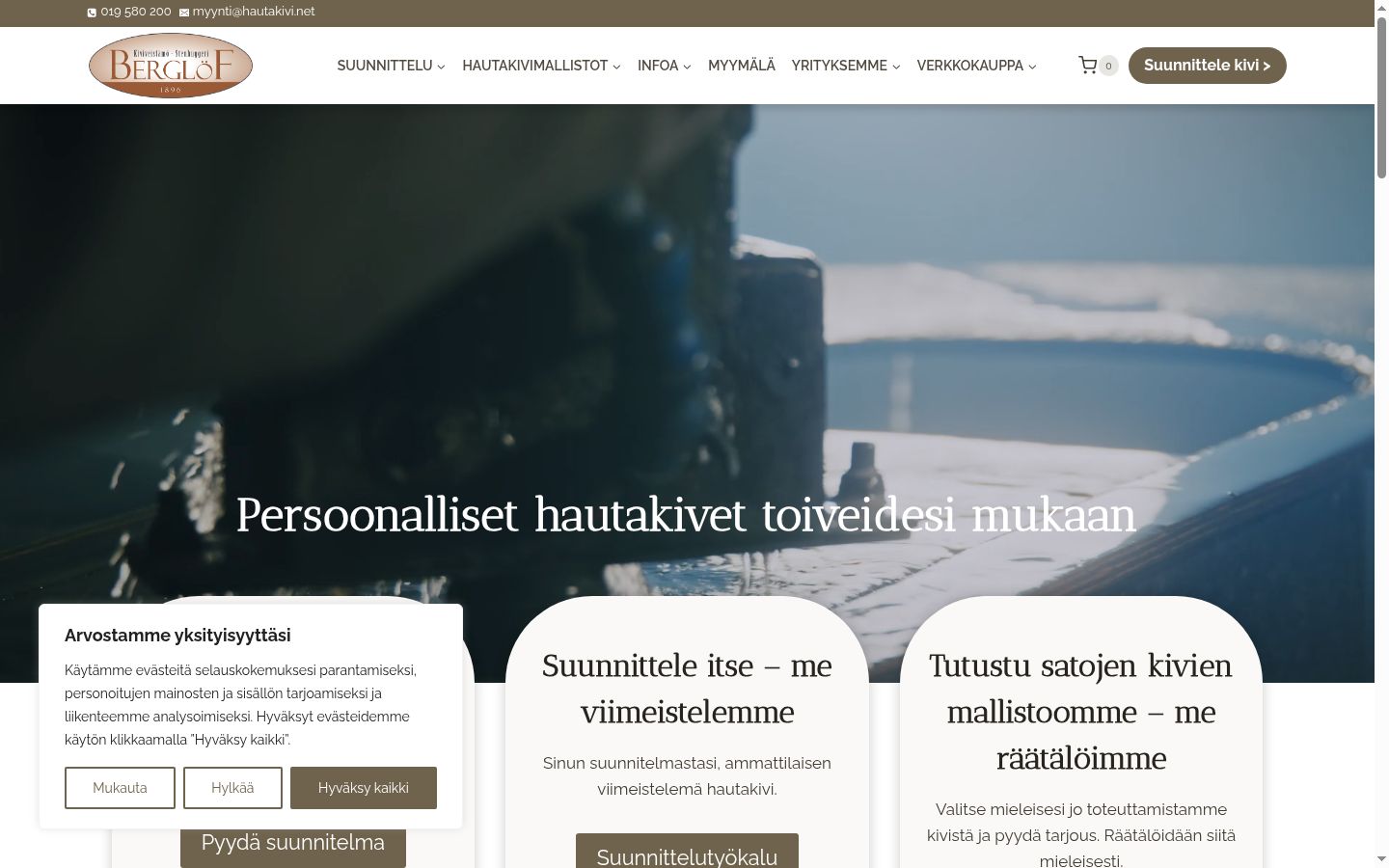 Sutikimo reklamjuostės, rodytos prieš bet kokią sąveiką, ekrano kopija