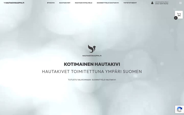 Skjermbilde av hautakivikauppa.fi