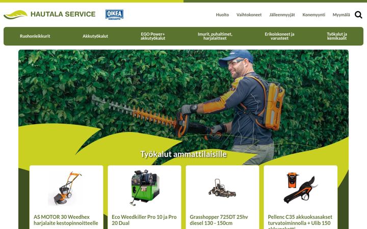Captura de ecrã de hautalaservice.com