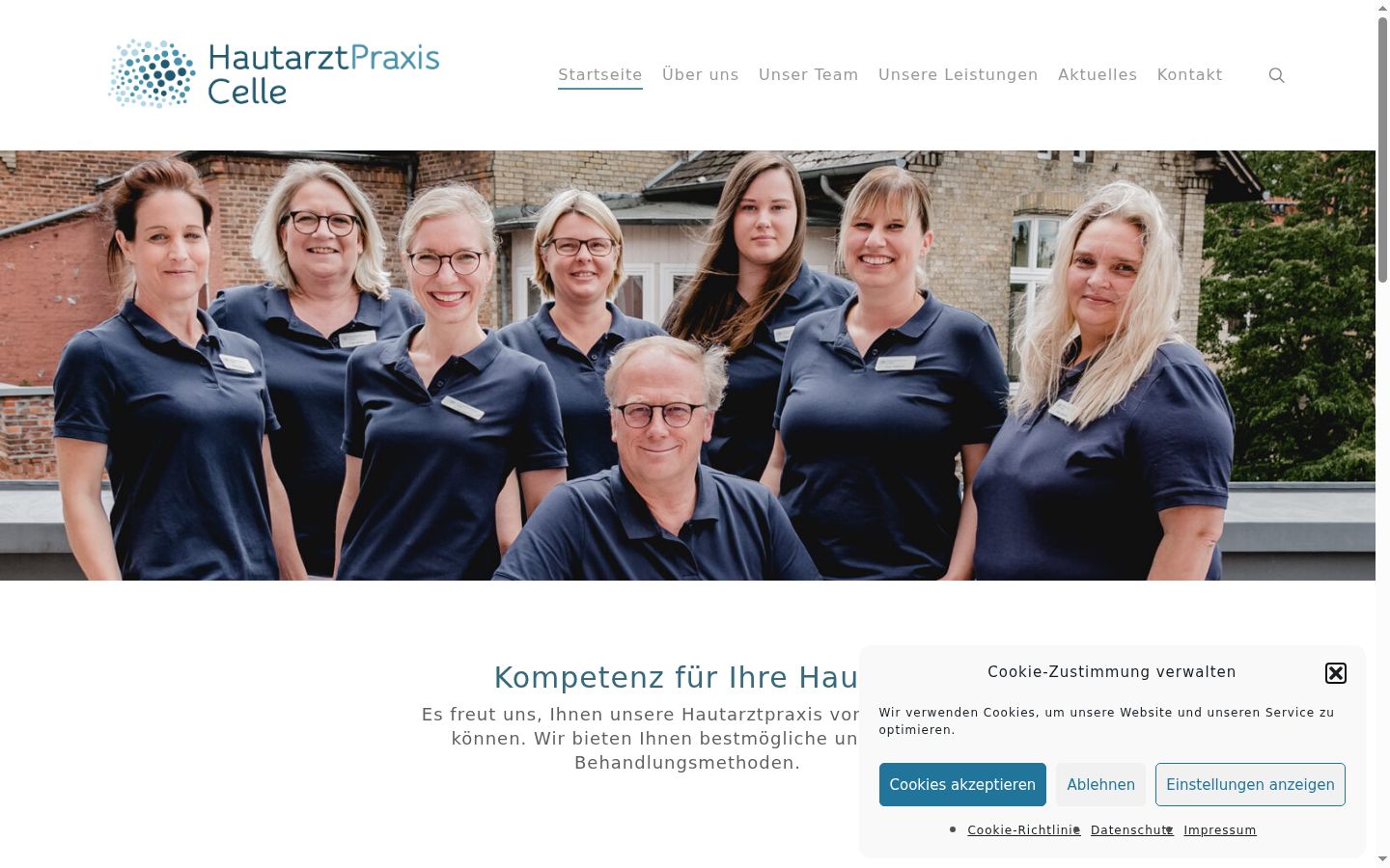 Ekrānuzņēmums ar piekrišanas baneri, kas tika rādīts pirms jebkādas mijiedarbības
