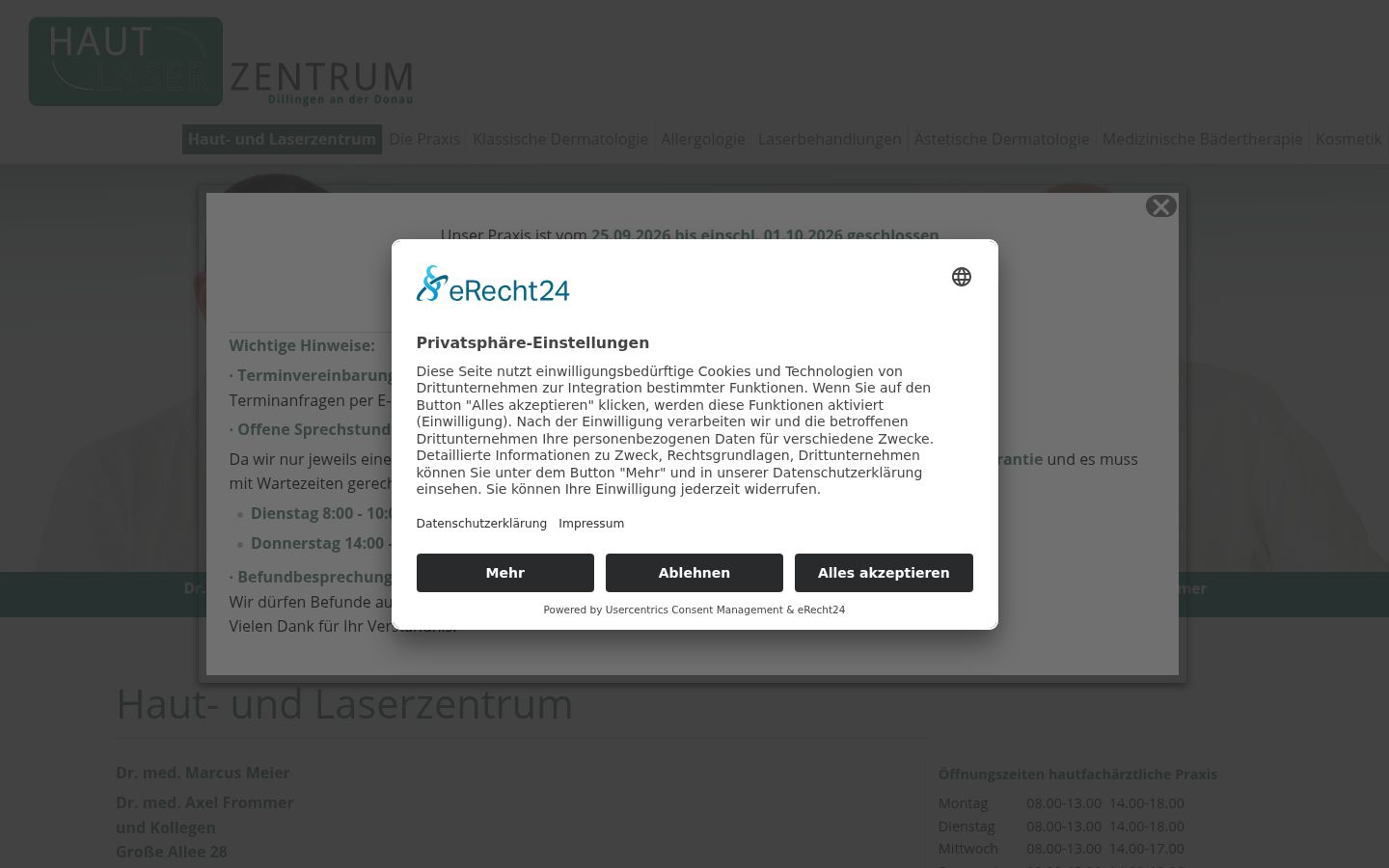 Screenshot tal-banner tal-kunsens muri qabel kwalunkwe interazzjoni