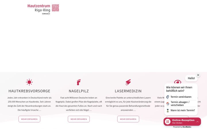 Screenshot van hautarzt-karl.de