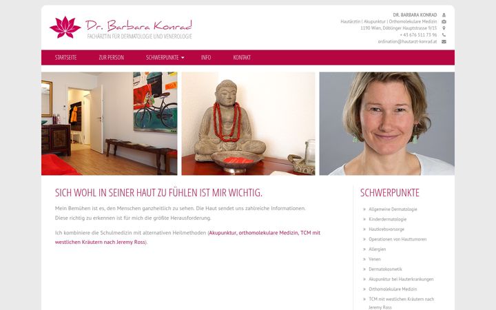 Screenshot of hautarzt-konrad.at