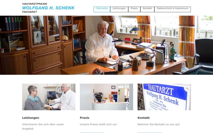 Ekrano kopija hautarzt-schenk-norden.de