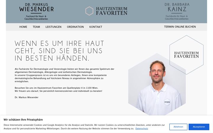 Screenshot of hautarzt-wiesender.at