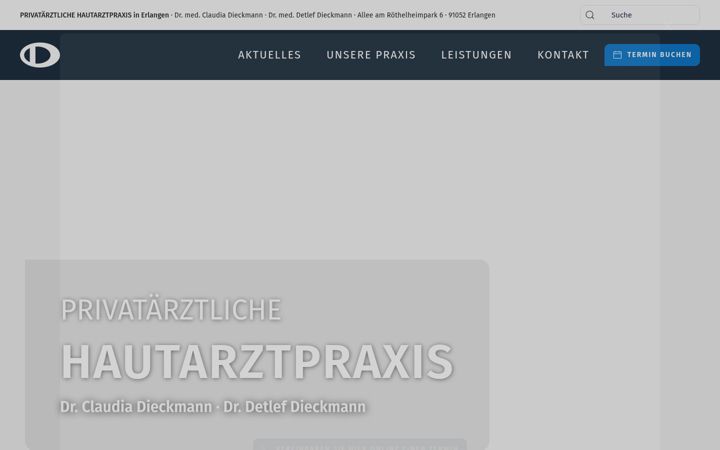 Screenshot van hautarztpraxis-dieckmann.de