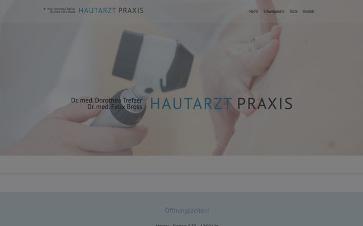Capture d'écran de hautarztpraxis-zentrum-freiburg.de