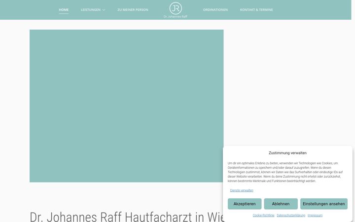 Screenshot of hautarztraff.at