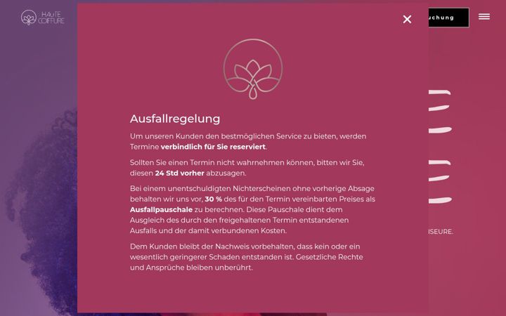 Screenshot of haute-coiffure.de