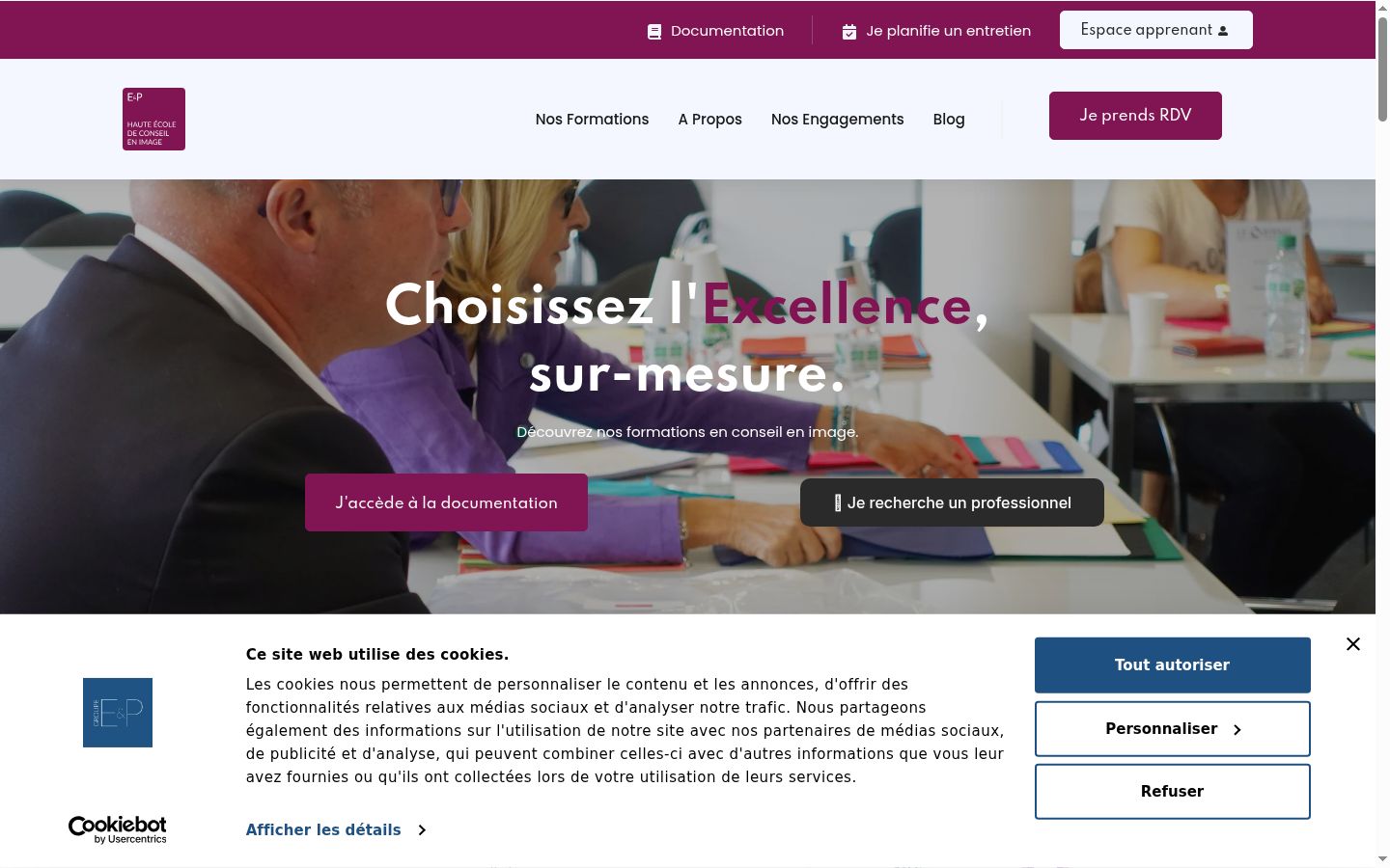 Screenshot tal-banner tal-kunsens muri qabel kwalunkwe interazzjoni