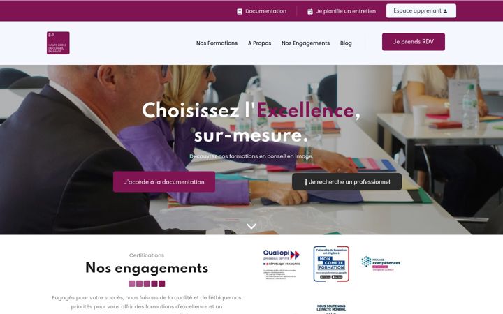 Screenshot of haute-ecole-conseil-image.com
