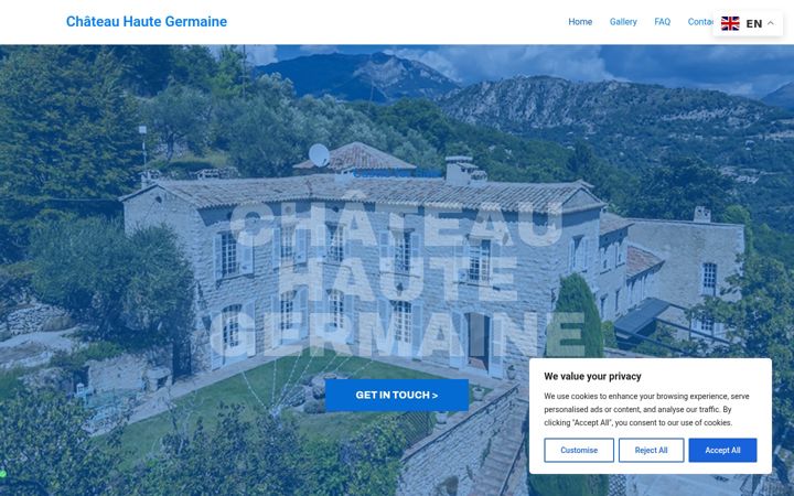 Screenshot of haute-germaine.com