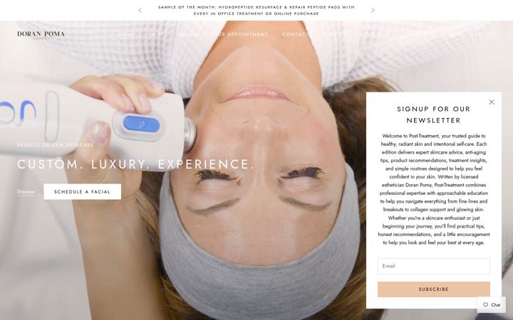 Screenshot of hautebeautyguide.com
