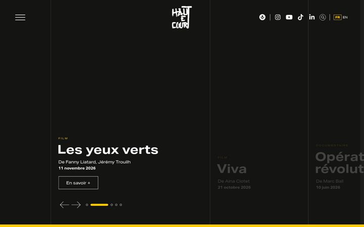 Screenshot of hautetcourt.com