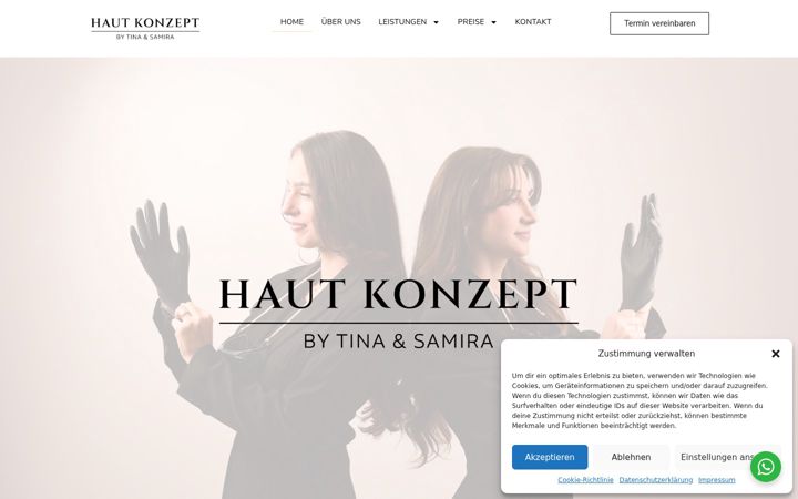 Screenshot of hautkonzept-bremen.de