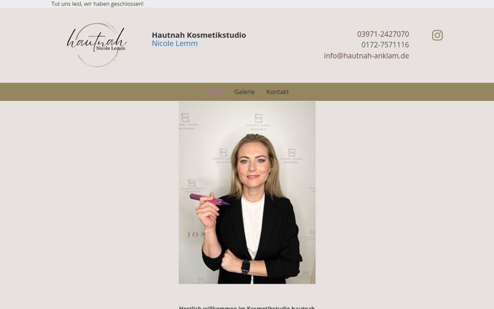 Snimka zaslona za hautnah-anklam.de