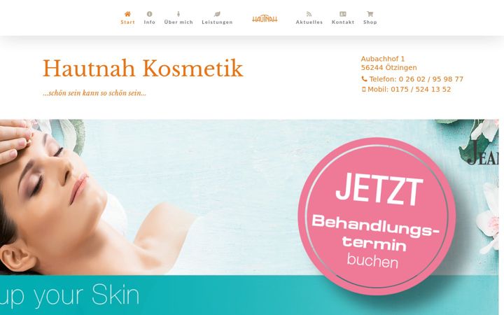 Capture d'écran de hautnah-kosmetik-und-mehr.de