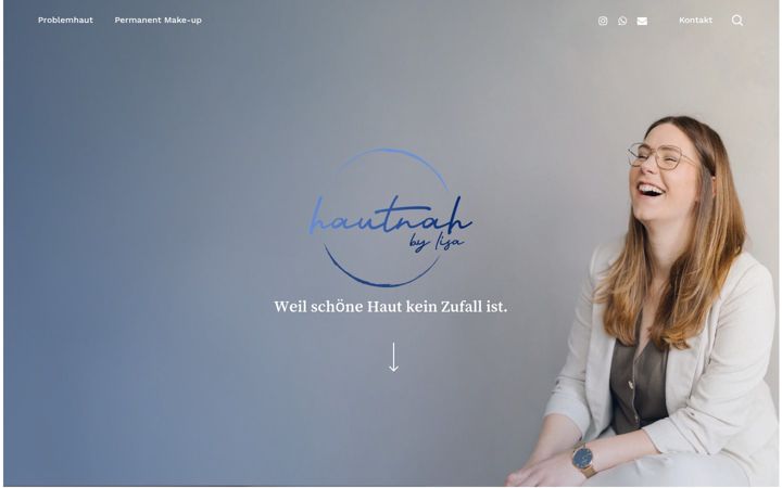 Screenshot of hautnahbylisa.de