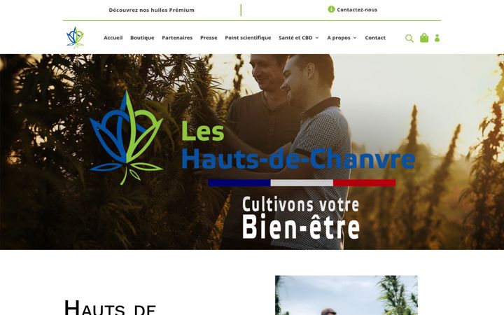 Screenshot of hautsdechanvre.fr