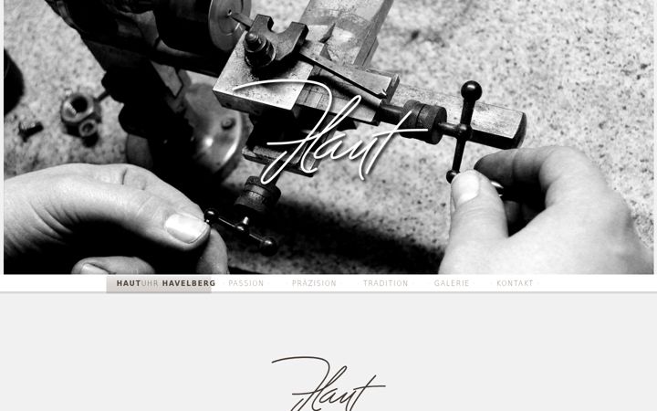 Screenshot of hautuhr.de