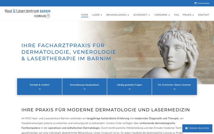 Ekraanipilt saidist hautundlaserzentrum-barnim.de