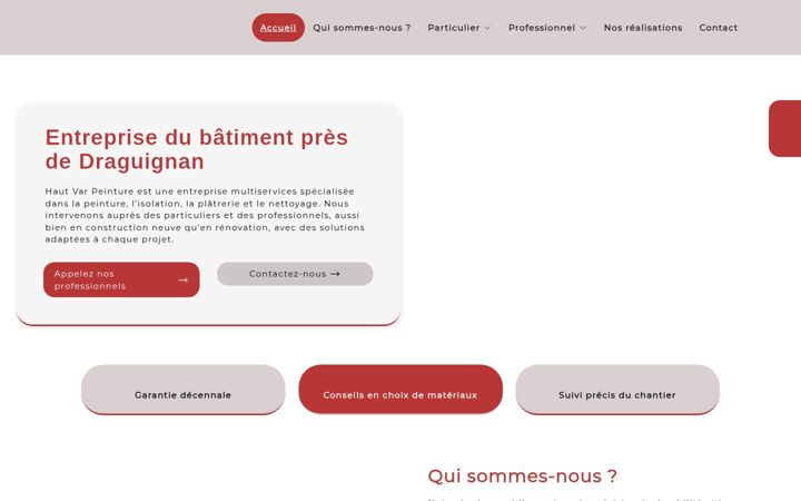 Screenshot of hautvarpeinture.fr