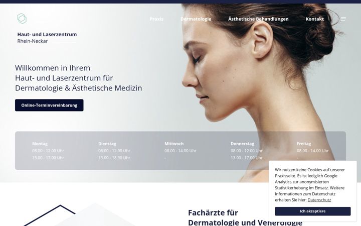 Screenshot of hautzentrum-rhein-neckar.de