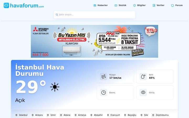 Screenshot of havaforum.com