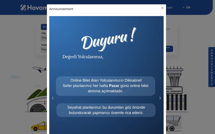 Screenshot of havamas.com