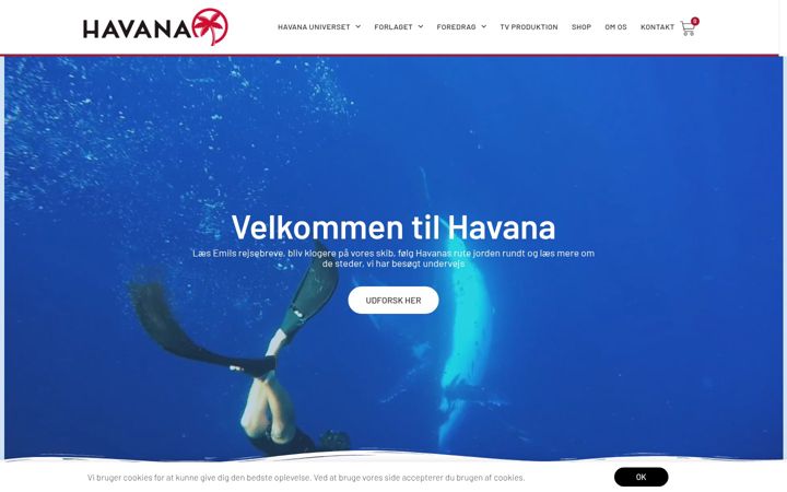 Screenshot of havana.dk