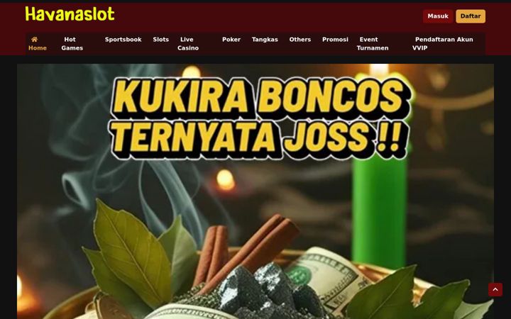 Screenshot of havanaslot.org