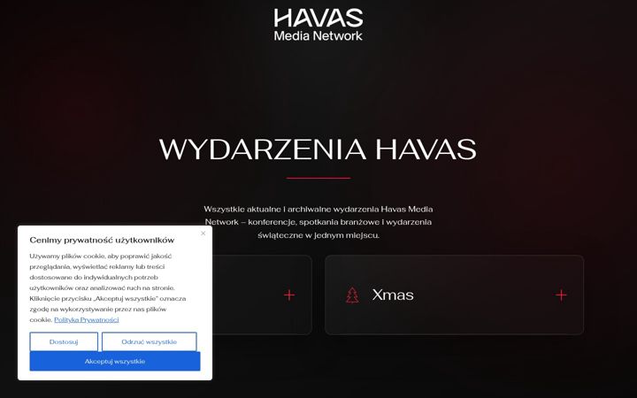 Screenshot of havasevents.pl