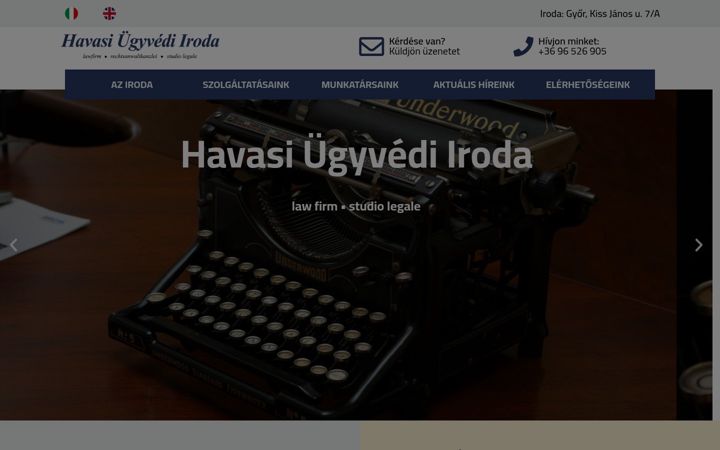 Screenshot of havasiadvocat.com