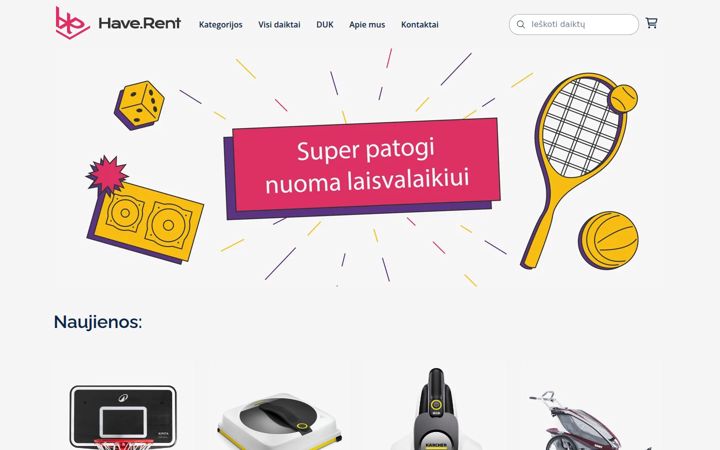 Screenshot of have.rent