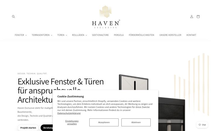 Screenshot of haven-exclusive.com