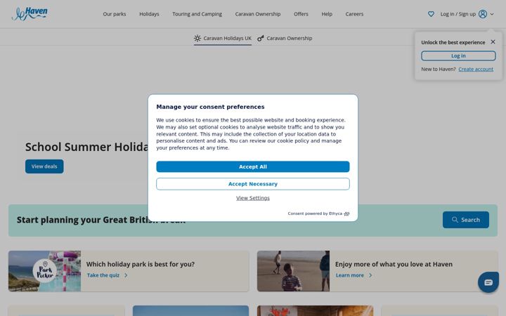 Zrzut ekranu haven.com