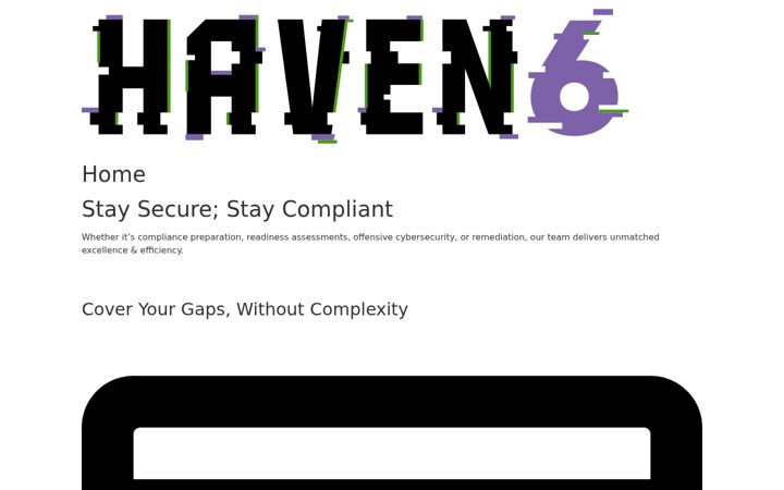 Screenshot of haven6.com