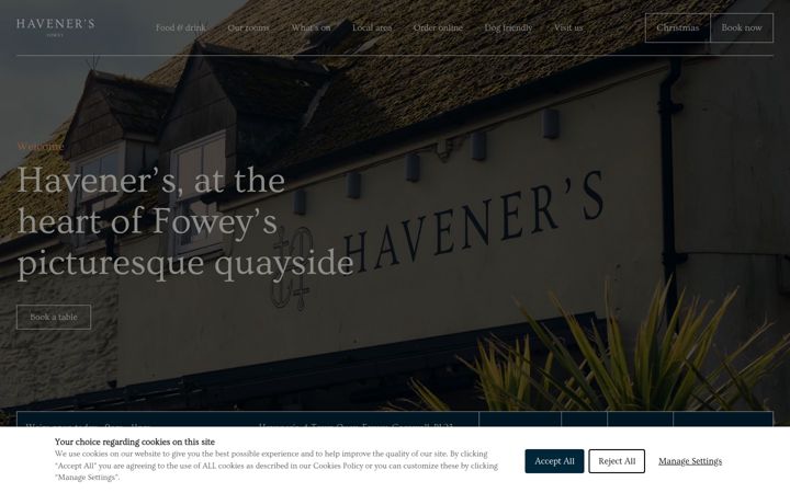 Screenshot of havenersfowey.co.uk