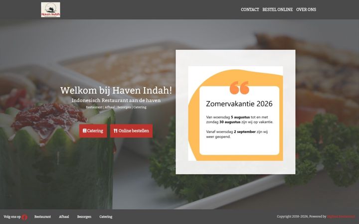 Screenshot of havenindah.nl