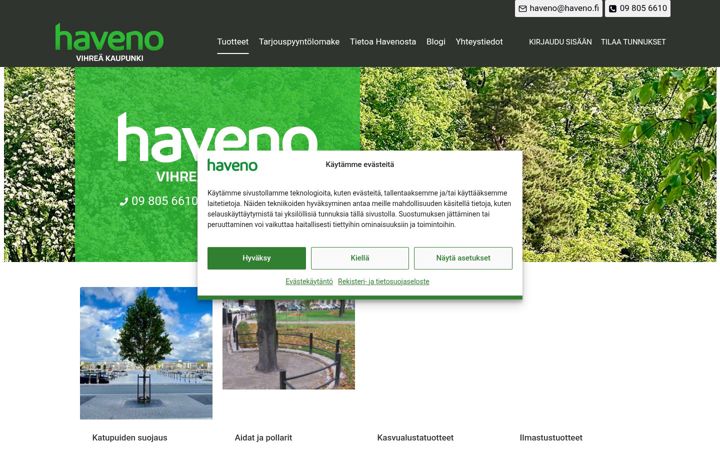 Screenshot of haveno.fi