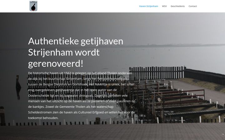 Screenshot of havenstrijenham.nl