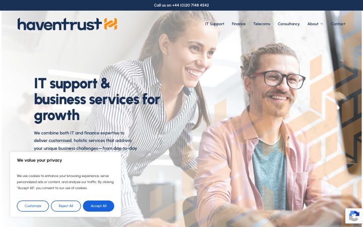 Screenshot of haventrust.co