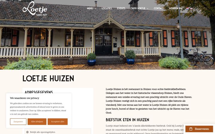 Screenshot of havenvanhuizen.nl